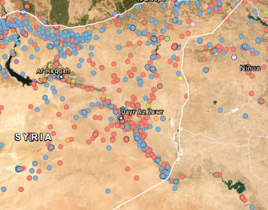 US conducts strikes in eastern Syria