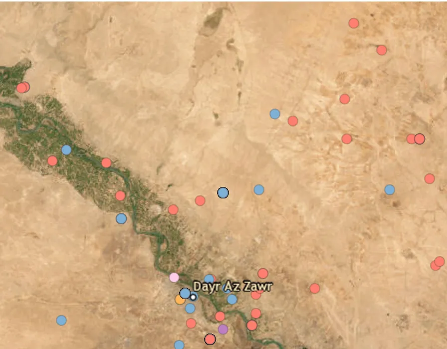 PKK/YPG rebels launch operations against Syrian forces in Deir az Zour Province