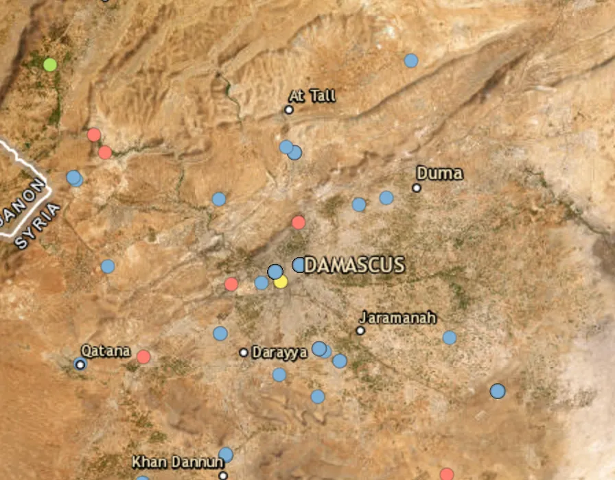 Rebels advancing near Damascus