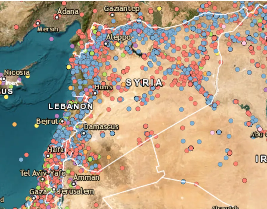 Intense Israeli airstrikes reported in Syria