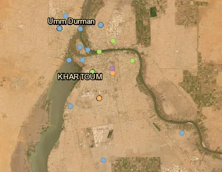 Violent clashes reported in Khartoum