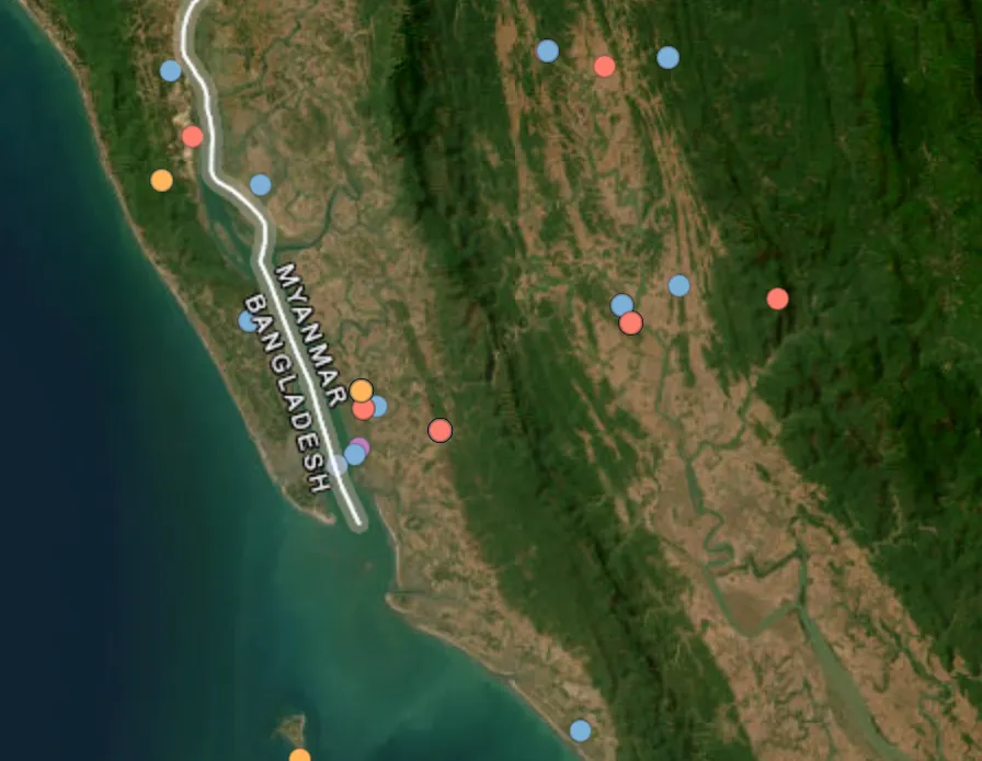 AA insurgent landmine blast kills junta commander in rural Maungdaw