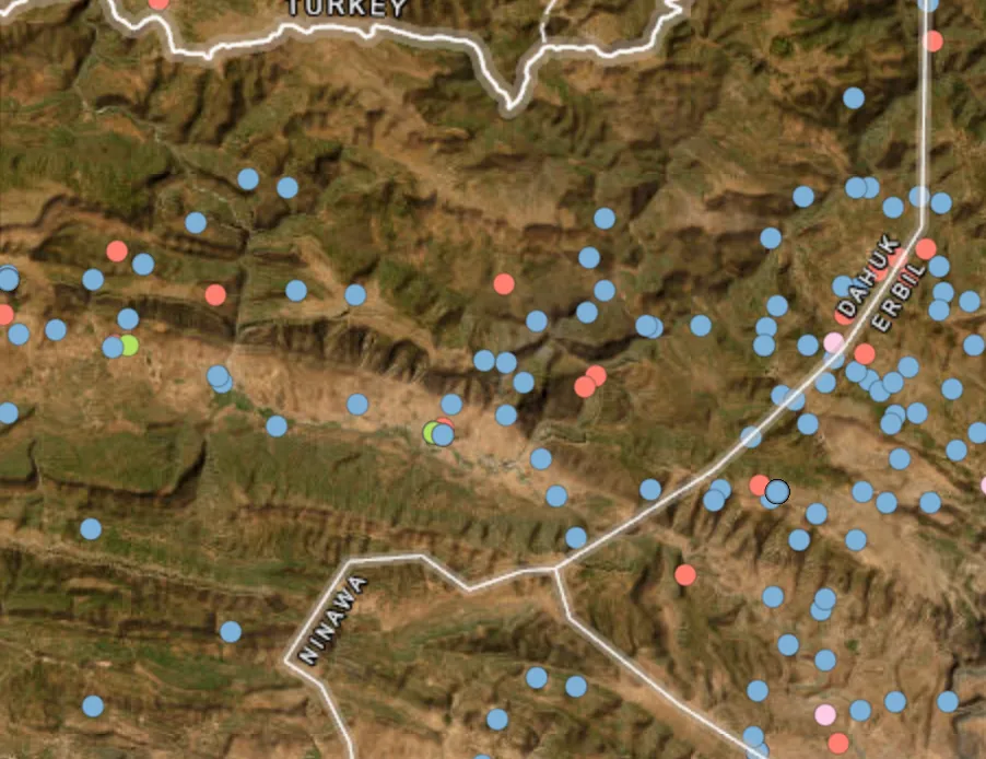 Turkish airstrikes target PKK positions in the Al-Amadiya District of Iraq