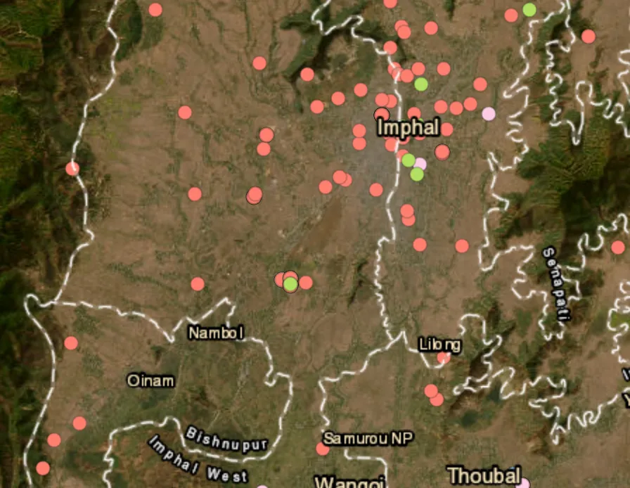 Arms caches found in Manipur