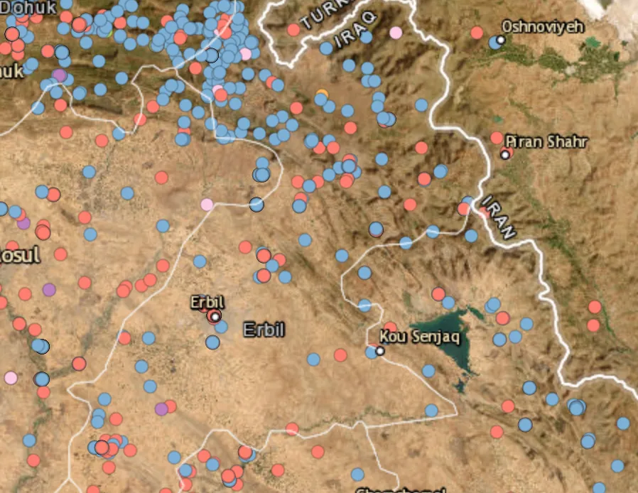 ISIS cave hit by an airstrike in the Hamrin Mountains