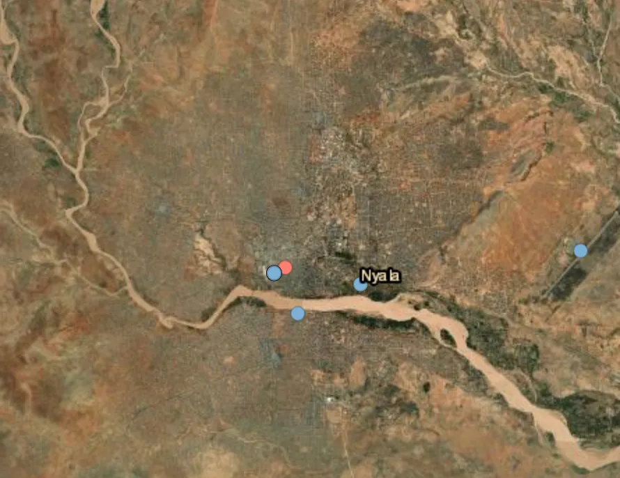 Sudanese airstrikes target RSF positions in Nyala