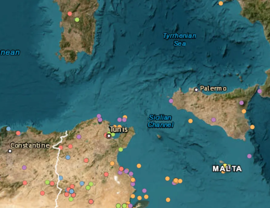 Migrant boat accident off Tunisia