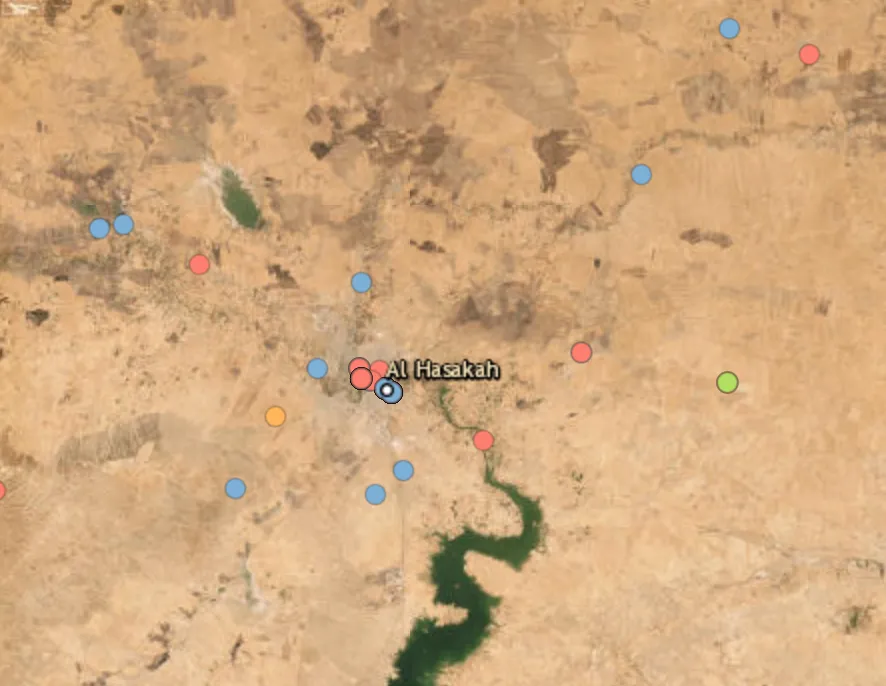 Shelling reported in Al-Hasakah