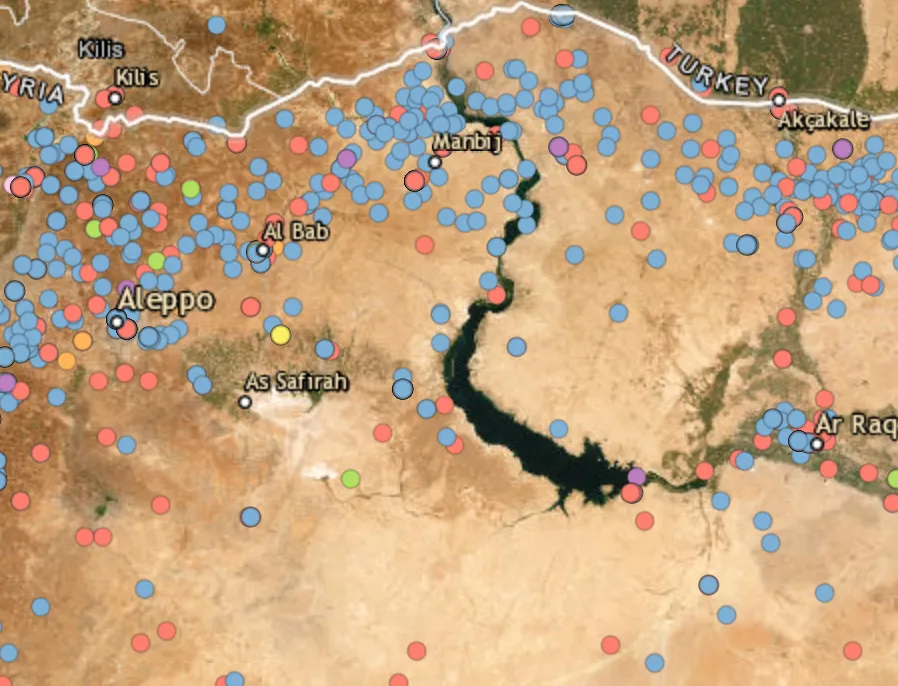 Turkish drone attacks reported in the Aleppo countryside