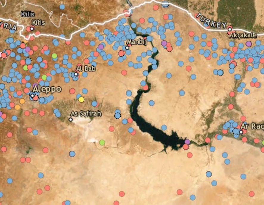 Heavy casualties reported in the Manbij area