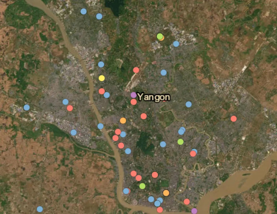 Junta arrests seven insurgents for alleged attacks in Yangon