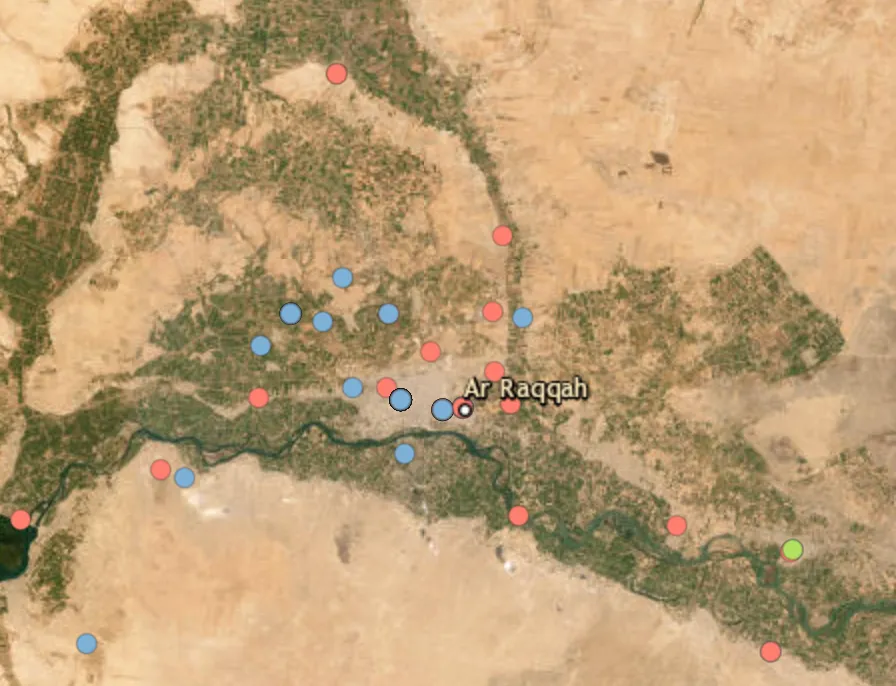 Turkish drone strikes target several areas in the Al-Raqqa countryside