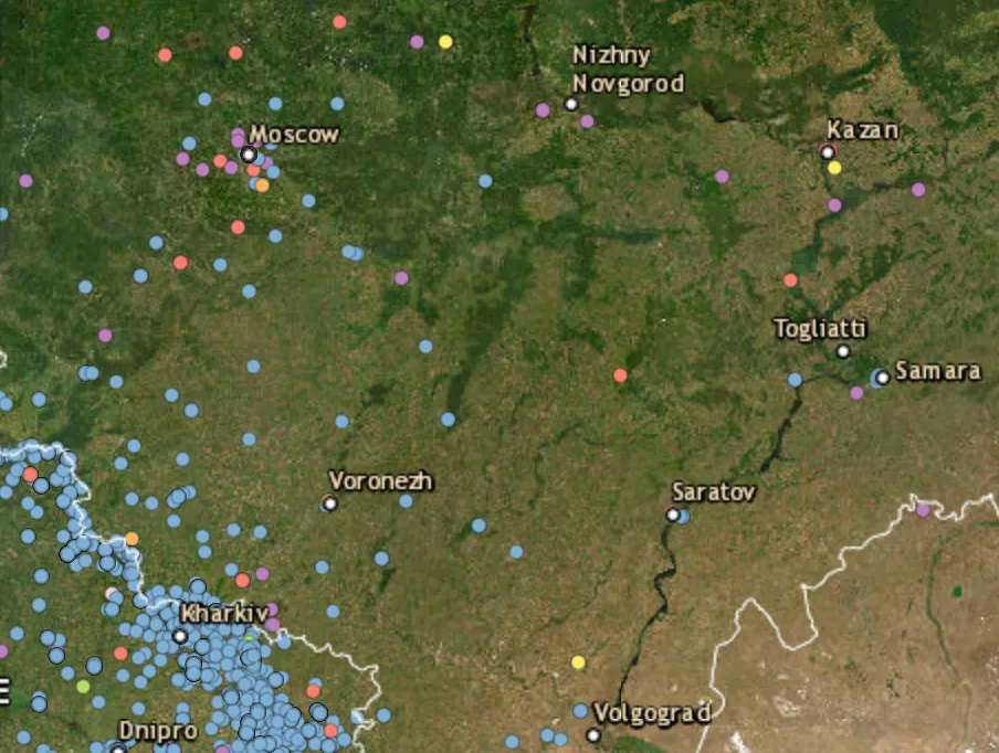 Drone attacks reported in Russia