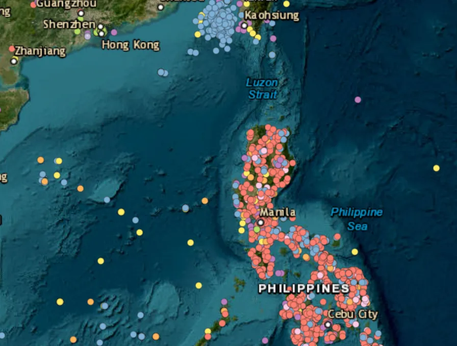 Philippines lodges a diplomatic protest over the presence of Chinese Coast Guard vessels in South China Sea