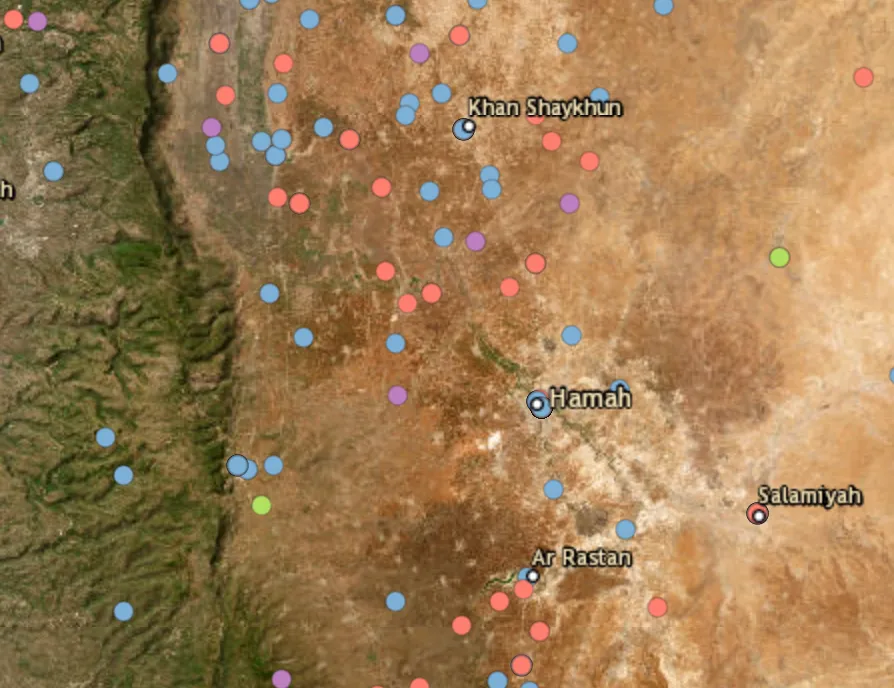 Remnant landmines explode in the Hama countryside