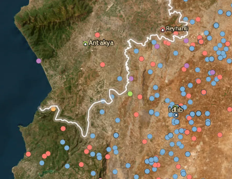 Drone strike reported in the Idlib countryside