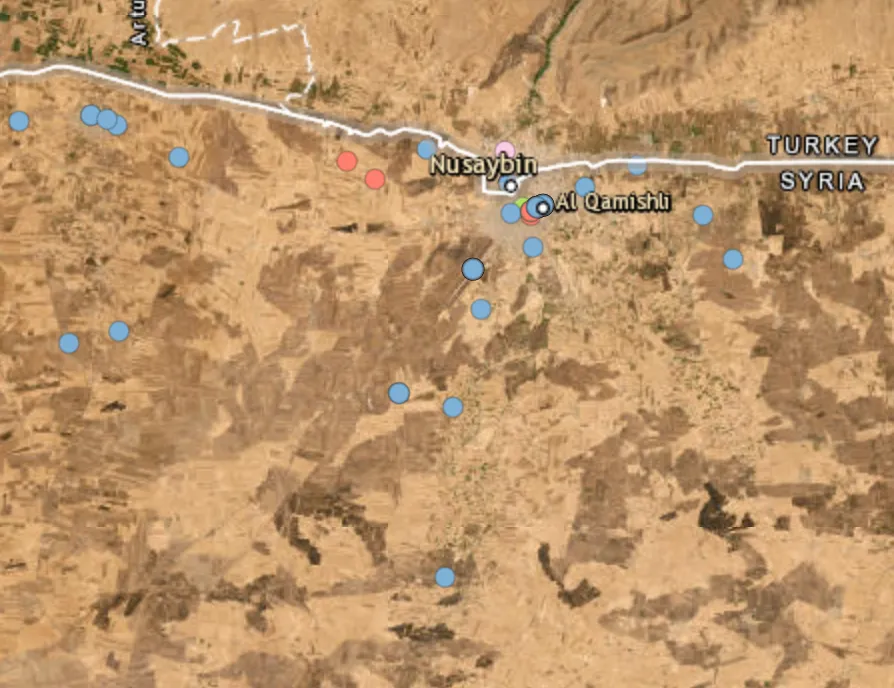 SDF artillery attacks reported in Abu Rasin