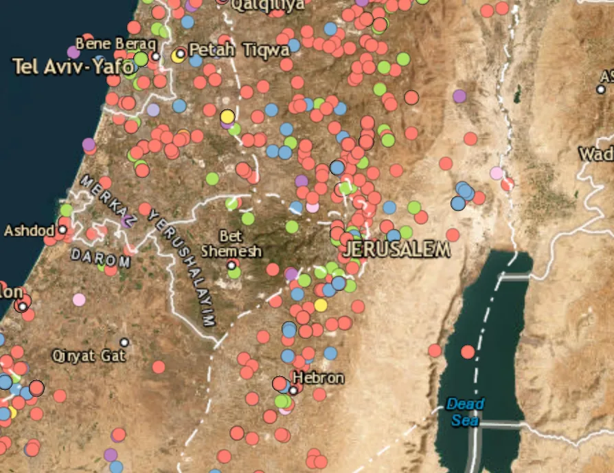 Missile debris falls near Jerusalem