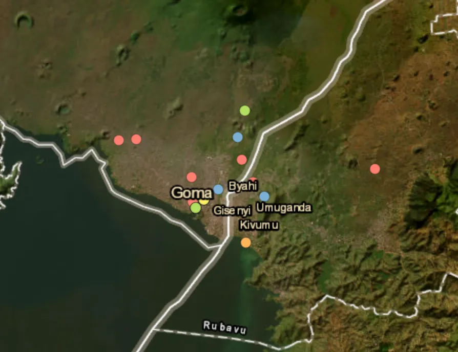 Civilians flee Goma due to clashes between M23 and Congolese forces