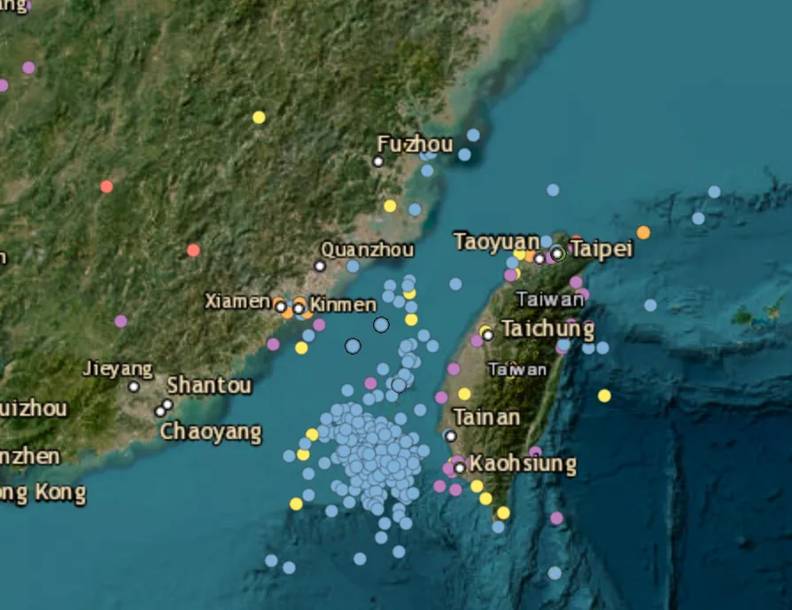 10 Chinese military aircraft and seven naval vessels tracked around Taiwan