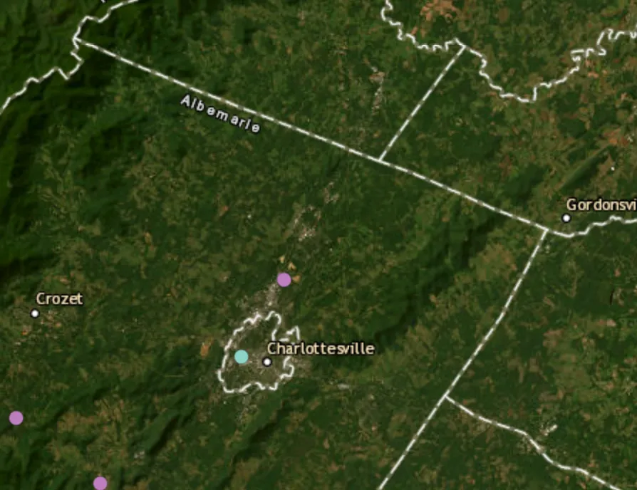 Plane crash in Albemarle County