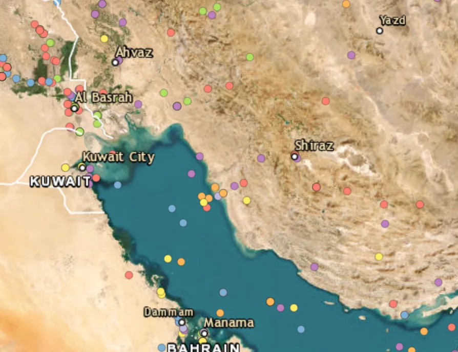 Iran conducting extensive naval drills in the Persian Gulf