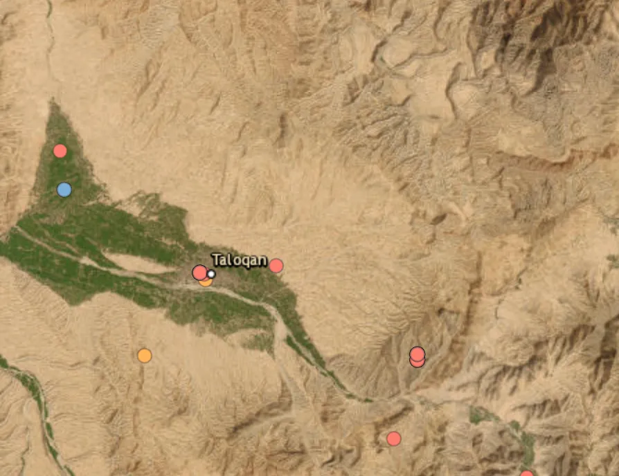 Suicide bombing reported in Taluqan