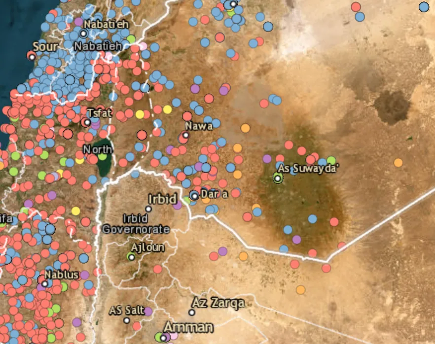 Israeli strikes target southern Syria